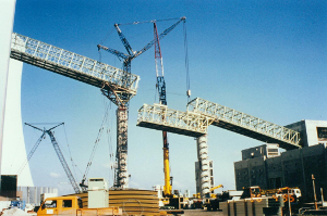 Kohlebandförderbrücke Montage